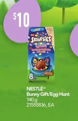 Loblaws NESTLÉ BUNNY GIFT/EGG HUNT offer