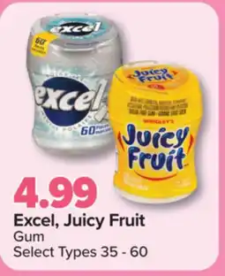 PharmaChoice Excel, Juicy Fruit Gum offer