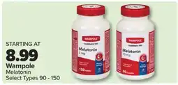 PharmaChoice Wampole Melatonin offer