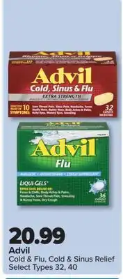 PharmaChoice Advil Cold & Flu, Cold & Sinus Relief offer