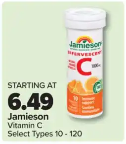 PharmaChoice Jamieson Vitamin C offer