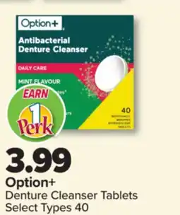 PharmaChoice Option+ Denture Cleanser Tablets offer