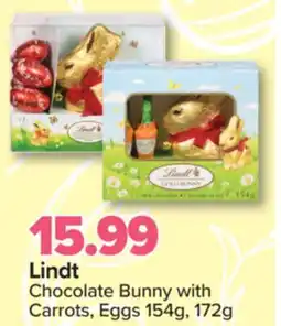 PharmaChoice Lindt Chocolate Bunny with Carrots, Eggs offer