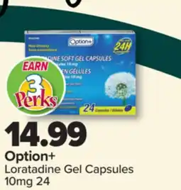 PharmaChoice Option+ Loratadine Gel Capsules offer
