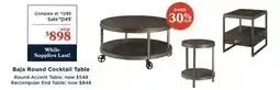 La Z Boy Baja Round Cocktail Table offer