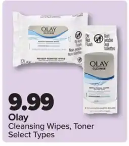PharmaChoice Olay Cleansing Wipes, Toner offer