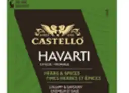 Metro CASTELLO HAVARTI OR GOUDA CHEESE offer