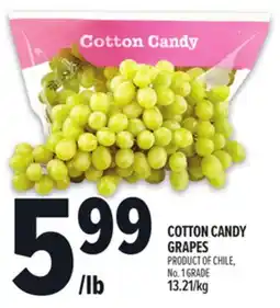 Metro COTTON CANDY GRAPES offer