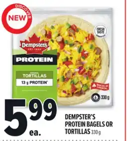 Metro DEMPSTER'S PROTEIN BAGELS OR TORTILLAS offer