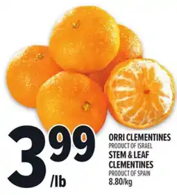 Metro ORRI CLEMENTINES offer