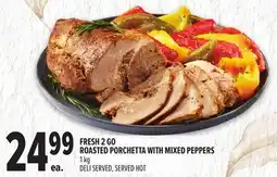 Metro FRESH 2 GO ROASTED PORCHETTA WITH MIXED PEPPERS offer