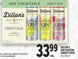 Metro DILLON'S GIN COCKTAIL VARIETY PACK offer