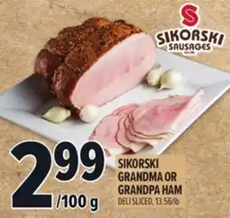 Metro SIKORSKI GRANDMA OR GRANDPA HAM offer