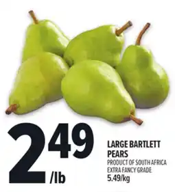 Metro LARGE BARTLETT PEARS offer