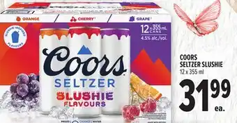 Metro COORS SELTZER SLUSHIE offer