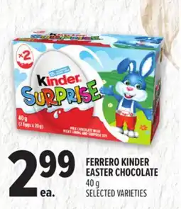 Metro FERRERO KINDER EASTER CHOCOLATE offer