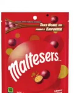 Metro MARS M&M'S OR MALTESERS offer