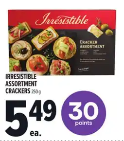 Metro IRRESISTIBLE ASSORTMENT CRACKERS offer