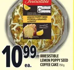 Metro IRRESISTIBLE LEMON POPPY SEED COFFEE CAKE offer
