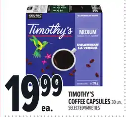 Metro TIMOTHY'S COFFEE CAPSULES offer