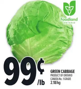 Metro GREEN CABBAGE offer