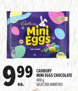 Metro CADBURY MINI EGGS CHOCOLATE offer
