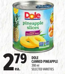 Metro DOLE CANNED PINEAPPLE offer