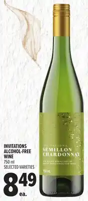 Metro INVITATIONS ALCOHOL-FREE WINE offer