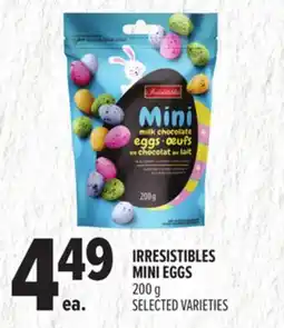 Metro IRRESISTIBLES MINI EGGS offer