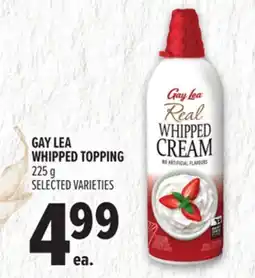 Metro GAY LEA WHIPPED TOPPING offer