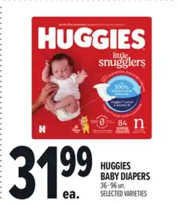 Metro HUGGIES BABY DIAPERS offer