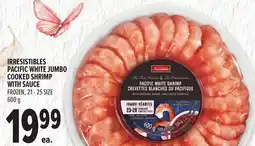 Metro IRRESISTIBLES PACIFIC WHITE JUMBO COOKED SHRIMP WITH SAUCE offer