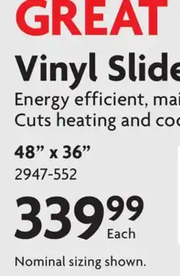 Home Hardware Vinyl Slider Windows offer