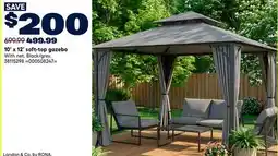 RONA 10' x 12' soft-top gazebo offer