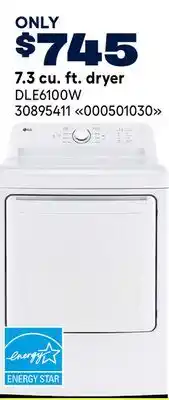 RONA 7.3 cu. ft. dryer offer