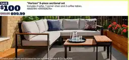 RONA LANDON & CO Horizon 5-piece sectional set offer