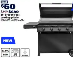 RONA 36 propane gas cooking griddle offer