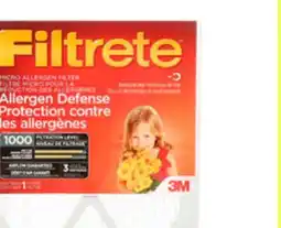 RONA Filtrete 1,2 and 4 furnace filters sold individually offer
