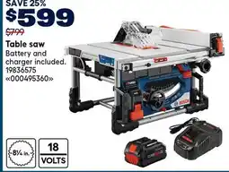 RONA Table saw offer