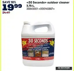 RONA 30 Seconds outdoor cleaner 3.75-L offer