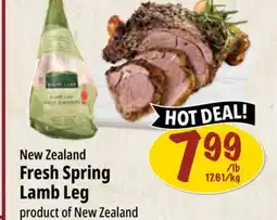 Farm Boy New Zealand Fresh Spring Lamb Leg offer
