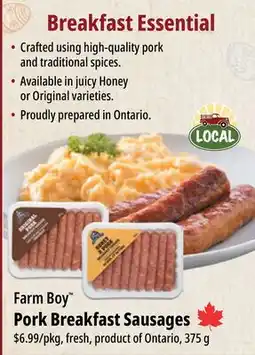 Farm Boy Farm Boy Pork Breakfast Sausages offer