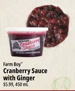 Farm Boy Farm Boy Cranberry Sauce with Ginger offer