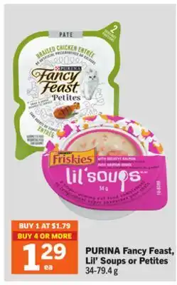 Foodland PURINA Fancy Feast, Lil' Soups or Petites offer