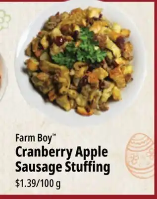 Farm Boy Farm Boy Cranberry Apple Sausage Stuffing offer