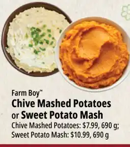 Farm Boy Farm Boy Chive Mashed Potatoes or Sweet Potato Mash offer