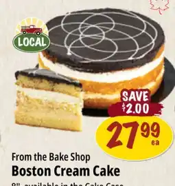 Farm Boy From the Bake Shop Boston Cream Cake offer