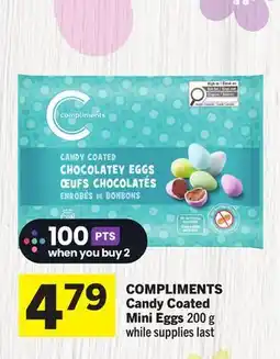 Foodland COMPLIMENTS Candy Coated Mini Eggs offer
