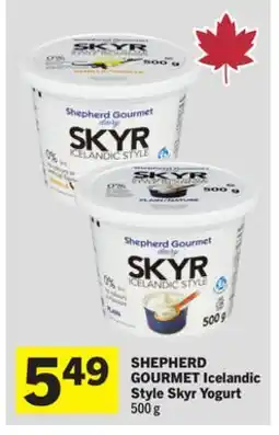 Foodland SHEPHERD GOURMET Icelandic Style Skyr Yogurt offer