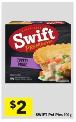 Foodland SWIFT Pot Pies offer